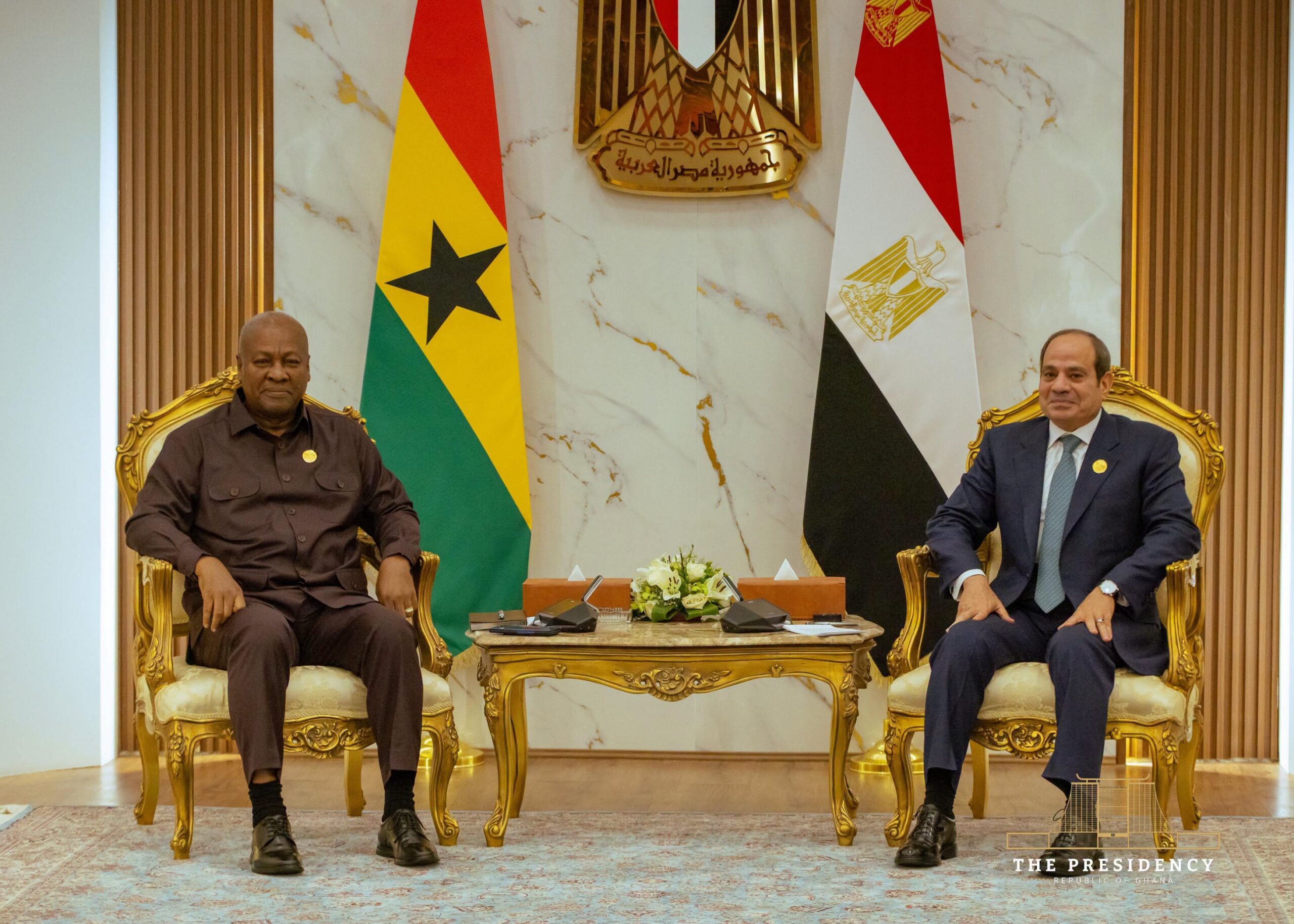Ghana-Égypte : Mahama et Al-Sissi misent sur les médicaments