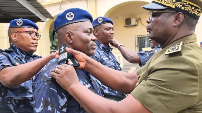 Police républicaine: Deux officiers promus à de nouveaux grades à Cotonou