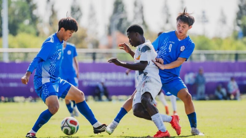 Coupe du monde de football scolaire: Les Guépards U-18 éliminent Taipei et filent en quarts