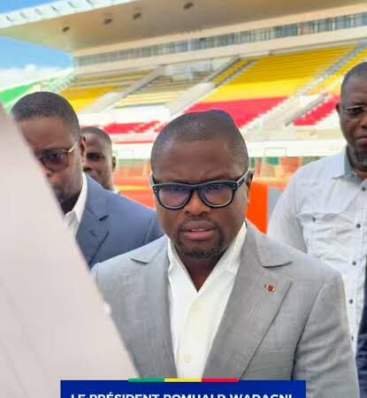 Stade Général Mathieu Kérékou : Romuald Wadagni s’enquiert de l’avancement des travaux