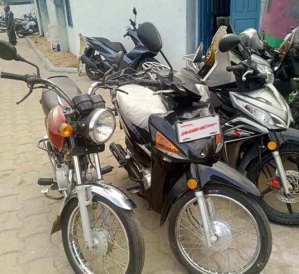 Cotonou: Cinq motos retrouvées par géolocalisation, un suspect interpellé