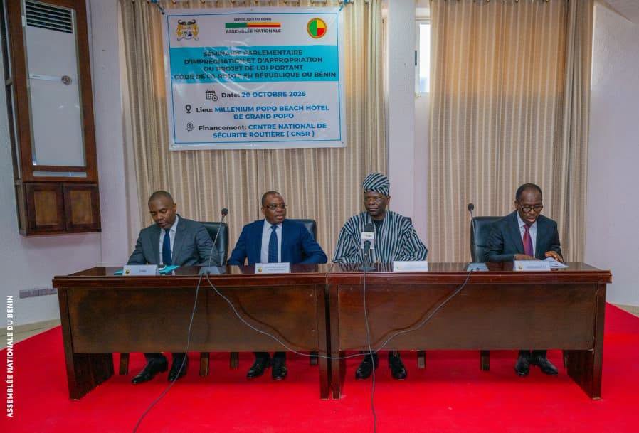 Sécurité routière au Bénin : Les députés préparent un nouveau Code de la route